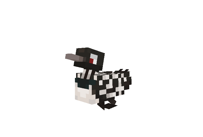 The loon pet from the SnailCraft pet shop