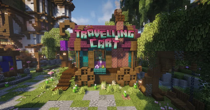 The Travelling Cart shop at spawn