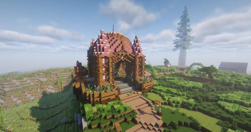 Spawn for the Cherry Plateau shops area